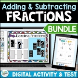 Adding & Subtracting Fractions Google Activities & Assessm