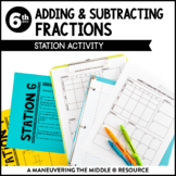 Adding and Subtracting Fractions Activity | Fraction Opera