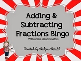 Adding and Subtracting Fractions Bingo