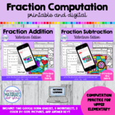 Adding and Subtracting Fractions | Color By Code Worksheet