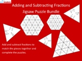 Adding and Subtracting Fractions Differentiated Tarsia Jig