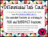 Adding and Subtracting Fractions Differentiated Task Cards