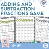 Adding and Subtracting Fractions Game