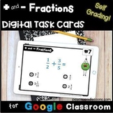 Adding and Subtracting Fractions Google Forms Assessments 