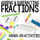 Adding and Subtracting Fractions Hands On Activities | Lik