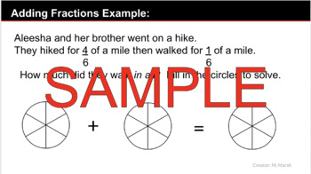 Preview of Adding and Subtracting Fractions (Meets 3rd grade VA SOLs!)
