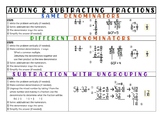 Adding and Subtracting Fractions Notes