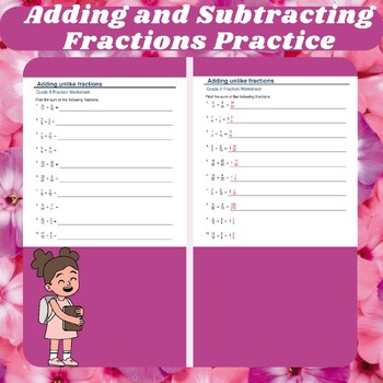 Preview of Adding and Subtracting Fractions Practice