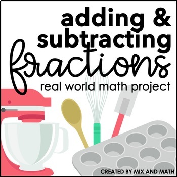Preview of Adding and Subtracting Fractions Project 