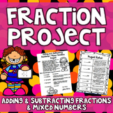 Adding and Subtracting Fractions Project