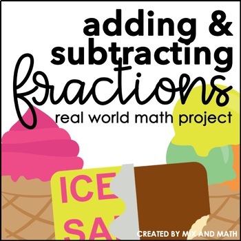 Preview of Adding and Subtracting Fractions Project