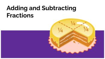 Preview of Adding and Subtracting Fractions Review (Google Slides)