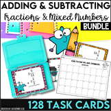 Adding and Subtracting Fractions Skills Review Task Cards