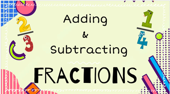 Preview of Adding and Subtracting Fractions Student Review Slides