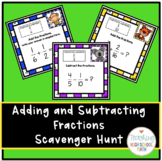 Adding and Subtracting Fractions Unlike Denominators Scave