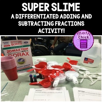 adding and subtracting fractions with unlike denominators super slime teks 5 3h