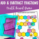 Adding and Subtracting Fractions With Like Denominators | 