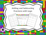 Adding and Subtracting Fractions with Lego