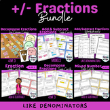 Adding and Subtracting Fractions with Like Denominators BU