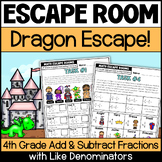 Adding and Subtracting Fractions with Like Denominators - 