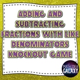 Adding and Subtracting Fractions with Like Denominators Re