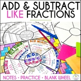 Adding and Subtracting Fractions with Like Denominators Gu