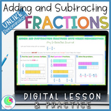 Adding and Subtracting Fractions with Unequal Denominators