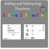 Adding and Subtracting Fractions with visuals Interactives