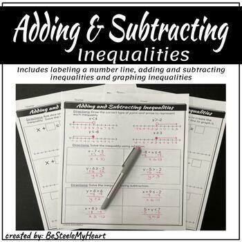 Preview of Adding and Subtracting Inequalities