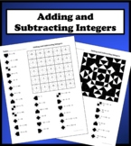 Adding and Subtracting Integers Color Worksheet
