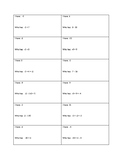 Adding and Subtracting Integers- Number Line Activity