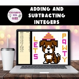 Adding and Subtracting Integers Pixel Art