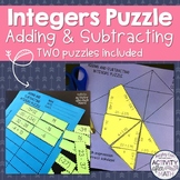 Adding and Subtracting Integers Puzzle
