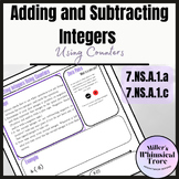 Adding and Subtracting Integers Using Counters