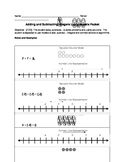 Adding and Subtracting Integers Using Models Editable