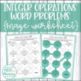 Integer Word Problems Activity - Add and Subtract Integers Maze Worksheet