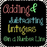Adding and Subtracting Integers on a Number-Line