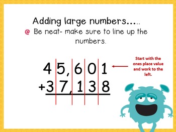 adding and subtracting large numbers 4nbt4 by mrs lind tpt