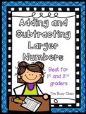 Adding and Subtracting Larger Numbers (1st-2nd grade) for 