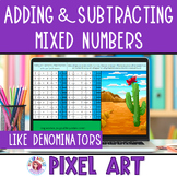 Adding and Subtracting Mixed Numbers With Like Denominator