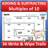 Adding and Subtracting Multiples of 10 from 3-Digit Number