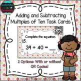 Adding and Subtracting Multiples of Ten Task Cards