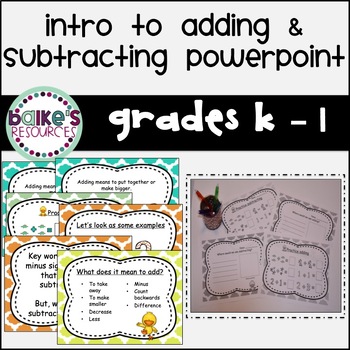 Preview of Math:  Adding and Subtracting Powerpoint (91 pages) - Digital Resource!