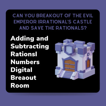 Preview of Adding and Subtracting Rational Numbers Digital Breakout Room