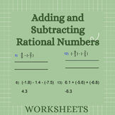 Adding and Subtracting Rational Numbers: Fractions & Decim