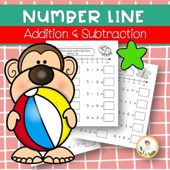 Preview of Adding and Subtracting Within 10 Worksheets | Mixed Addition and Subtraction