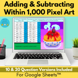 Adding and Subtracting Within 1000 Pixel Art