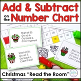Christmas Read the Room First Grade | Add and Subtract on 