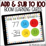 2 Digit Addition and Subtraction with Regrouping Boom Cards
