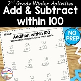 Adding and Subtracting within 100 Worksheets | No Prep Pri